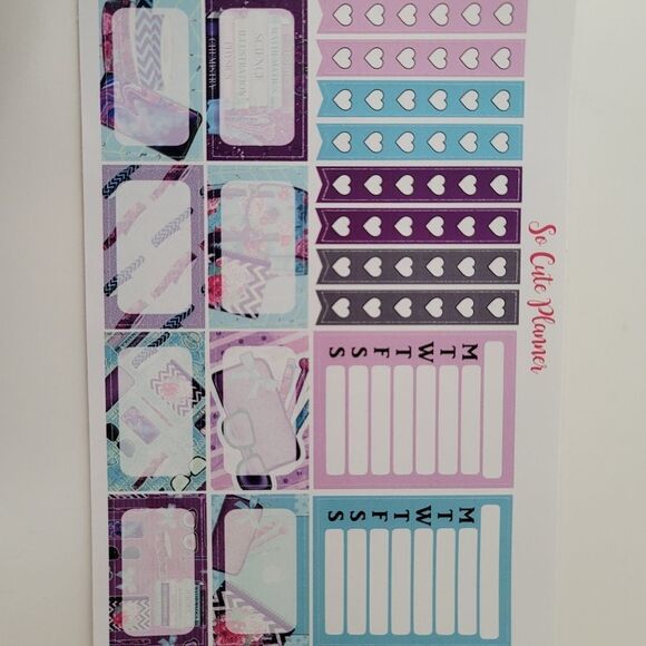Planner Stickers So Cute Planner Weekly Back To School Stickers New #0371 - Picture 6 of 12